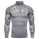 Mege Camouflage Tactical Military Clothing Combat Shirt Assault Multicam ACU long sleeve Army Tight T shirt Army USMC Costume - webtekdev