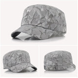RoxCober Hight Quality Camouflage Sun Protection Military cap quick drying ultralight flat cap gorra militar hat for mens womens - webtekdev