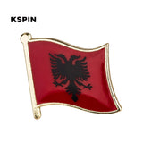 Red & Black Flag Pin - webtekdev