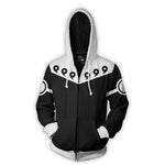 Cloudstyle 3D Zip Up Hoodie Men Anime Naruto 3D Print Cosplay Sweatshirt Long Sleeve Hoody Streetwear Zipper Jacket Hipster 5XL - webtekdev