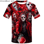 Brand Gothic Shirt Slipknot T-shirt Punk Shirts Rock Tshirt Print 3d T Shirt Men Short Sleeve Mens Clothing Casual Wear 2019 - webtekdev