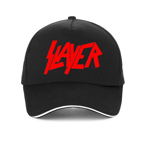 Fashion Brand Printing Slayer Heavy Metal Thrash Rock Band Baseball cap Summer adjustable Metal Band hats Unisex snapback hat - webtekdev