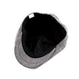 2019 New Newsboy Cap Beret Hat Men Women  Hat Tweed Gatsby Octagonal Black White Herringbone Vintage Ivy Hats - webtekdev