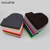 Solid Unisex Beanie Autumn Winter Wool Blends Soft Warm Knitted Cap Men Women SkullCap Hats Gorro Ski Caps 24 Colors Beanies - webtekdev