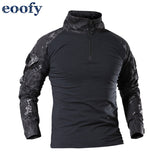 Male Military Uniform Tactical Long Sleeve T Shirt Men Camouflage Army Combat Shirt Airsoft Paintball Clothes Multicam Shirt Top - webtekdev