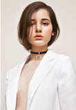 2019 New Design Black Velvet Ribbon Choker Necklace Gothic Handmade With Charm Moon Pendant Gothic Emo For Women Collares Mujer - webtekdev