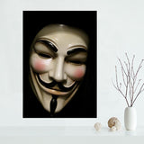 Nice Custom V For Vendetta Canvas Poster Print painting Art Wall Silk Poster cloth print Fabric Poster - webtekdev