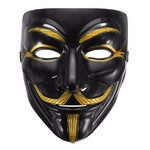 1Pcs High Quality V for Vendetta Mask Anonymous Movie Guy Fawkes Halloween Masquerade Party Cosplay Mask Drop Shipping - webtekdev