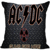 Custom Decorative Pillowcase Music Band Acdc Style Square Zippered Pillow Cover 35X35,40x40,45x45cm(One Side)180516-54 - webtekdev
