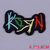 Pulaqi Punk Metal Band Cloth Patches Embroidered Patches For Clothing Applique Rock Music Fans Badges Stickers Iron on Patches F - webtekdev