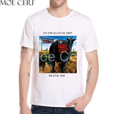 MOE CERF New Arrival Zombie skull Blink 182 Album 1999 Design T Shirt Summer Short Sleeve Funny Boy Tops Punk Teen Tees L9-O-187 - webtekdev