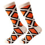 MYORED 1 pair men socks combed cotton cartoon animal bird shark zebra corn watermelon sea food geometric novelty funny socks - webtekdev