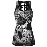 Polyester/Spandex Fashion Sportswear For Womens Tank Top Sleeveless Hollow Back Tops Slim Workout Clothes 2017 Summer Vest Shirt - webtekdev