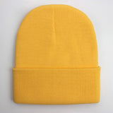 Solid Unisex Beanie Autumn Winter Wool Blends Soft Warm Knitted Cap Men Women SkullCap Hats Gorro Ski Caps 24 Colors Beanies - webtekdev