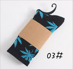 Winter high Quality Harajuku chaussette Style Weed Socks For Women Men's Cotton Hip Hop Socks Man Meias Mens Calcetines - webtekdev