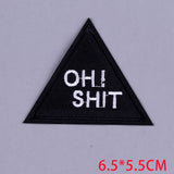 Pulaqi Punk Metal Band Cloth Patches Embroidered Patches For Clothing Applique Rock Music Fans Badges Stickers Iron on Patches F - webtekdev