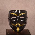 Halloween horror theme V vendetta mask Movie vendetta street dance mask V face masquerade masks - webtekdev