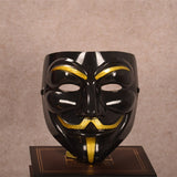 Halloween horror theme V vendetta mask Movie vendetta street dance mask V face masquerade masks - webtekdev