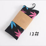 Winter high Quality Harajuku chaussette Style Weed Socks For Women Men's Cotton Hip Hop Socks Man Meias Mens Calcetines - webtekdev