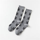 Moda Socmark Funny Socks Men Comfortable High Quality Cotton Happy Hemp Leaf Maple Casual Long Weed Crew Sock Dress Harajuku - webtekdev