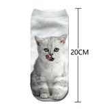 RUBU women's funny animal Cute 3D Print Socks Women Ankle Socks Unisex Socks Hot women Fashion Sox cartoon cat for female 5H1 - webtekdev