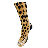New Funny Socks 3D Paw Printed Animal Socks Women Cat Zebra Leopard Panda Paw Long Cotton Socks  for Women Men Unisex - webtekdev