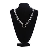 2019 Gothic chain Choker Necklace Circle rock Statement Necklace for Women goth Jewelry Vintage collier femme fashion jewelry - webtekdev