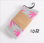 Winter high Quality Harajuku chaussette Style Weed Socks For Women Men's Cotton Hip Hop Socks Man Meias Mens Calcetines - webtekdev