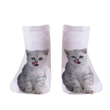 RUBU women's funny animal Cute 3D Print Socks Women Ankle Socks Unisex Socks Hot women Fashion Sox cartoon cat for female 5H1 - webtekdev