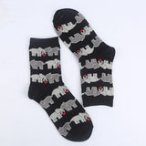 Modeager Fashion Hip hop Black Color Skeleton Alien Halloween Cool Women Socks Cotton Soft Summer Thin Novelty Socks for Women - webtekdev