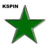 Red Star Lapel Pin  Badge Enamel Pin badge brooch Lapel pin Jeans shirt Cool Jewelry Gift XY0162 (XY0162) - webtekdev