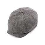 2019 New Newsboy Cap Beret Hat Men Women  Hat Tweed Gatsby Octagonal Black White Herringbone Vintage Ivy Hats - webtekdev