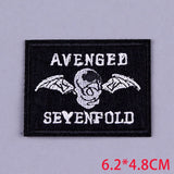 Pulaqi Punk Metal Band Cloth Patches Embroidered Patches For Clothing Applique Rock Music Fans Badges Stickers Iron on Patches F - webtekdev