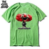 COOLMIND QI0320A summer cool 100% cotton printed funny men T shirt new design short sleeve casual mal cewneck Tshirt for men - webtekdev