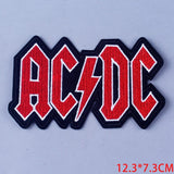 Pulaqi Punk Metal Band Cloth Patches Embroidered Patches For Clothing Applique Rock Music Fans Badges Stickers Iron on Patches F - webtekdev