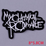 Pulaqi Punk Metal Band Cloth Patches Embroidered Patches For Clothing Applique Rock Music Fans Badges Stickers Iron on Patches F - webtekdev