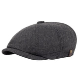 Male Plus Size Ivy Hat Big Head Man Autumn and Winter Newsboy Cap Top Grade Beret Caps 58cm 60cm Two sizes - webtekdev