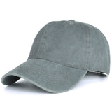 Men's Baseball Cap Outdoor Summer Solid Color Washed Retro Distressed Hat Ladies Hat Park Outdoor Popular Unisex Dad Cap womens - webtekdev
