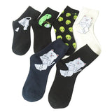 Dropshipping 2020 Crew Socks Fashion Colorful Art Alien Cat ET Pop Up Spaced WE OUT HERE Skater come in peace Men Road Trip Off - webtekdev