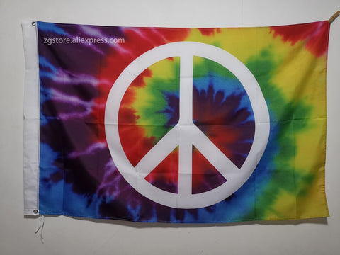 Peace Flag Sport Outdoor 3X5FT 150X90CM Custom Banner - webtekdev