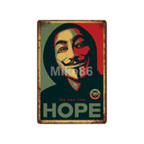 [ Mike86 ] V for vendetta Movie Metal Poster Vintage  Pub Store Retro Classic Painting art Poster Art 20*30 CM LT-1781 - webtekdev