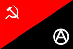 Anarchism and Communism flag polyester banner  flags 90x150cm - webtekdev