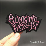 Rock Music Metal Band Patches Iron On For Clothing Punk Embroideried Patch Badges Clothes Stickers DIY Appliques Stripes - webtekdev
