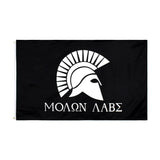 hanging 90*150cm Greek Spartan come and take it Molon Labe Flag For Decoration - webtekdev