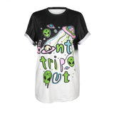 ISTider Harajuku Unicorn Tshirt MAGICAL GIRL Letters Print Rainbow Loose T Shirt Women Summer Tops Girls Hip Hop Shirt Plus Size - webtekdev