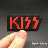 Rock Music Metal Band Patches Iron On For Clothing Punk Embroideried Patch Badges Clothes Stickers DIY Appliques Stripes - webtekdev