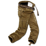 Men Cargo Pants Winter Plus Fleece Thick Warm Pants Double Layer Multi Pocket Casual Military Baggy Tactical Trousers Male - webtekdev