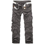 Men Cargo Pants High Quality Casual Loose Multi Pocket Camouflage Military Pants Men's street Joggers Plus Size 44 Long Trousers - webtekdev