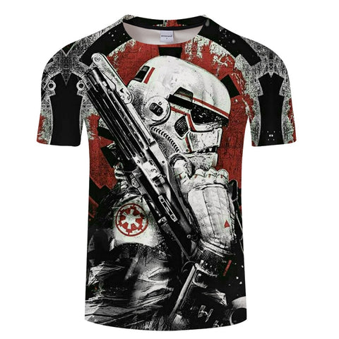 Hip Hop 3D Star Wars Printed T Shirt Men Tee Tops Famous Movie Design Tee Shirt For Male Summer Short Sleeve TShirt Homme - webtekdev