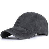 Men's Baseball Cap Outdoor Summer Solid Color Washed Retro Distressed Hat Ladies Hat Park Outdoor Popular Unisex Dad Cap womens - webtekdev